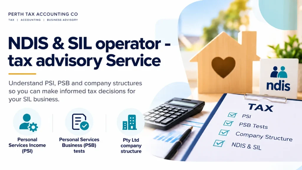 NDIS & SIL Operator Tax Advisory Service